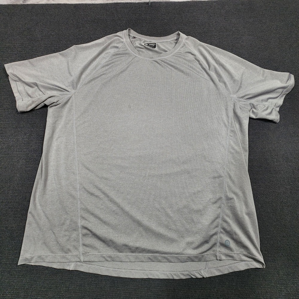 Mondetta Outdoor Project Shirt Mens XXL Gray Performance Short Sleeve Athletic